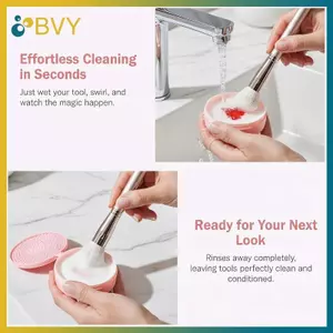 Xà phòng đa chức năng BVY để làm sạch cọ trang điểm Thiết kế thân thiện với du lịch.