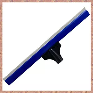Vắt sàn với thiết kế khắc Epoxy Cao su mềm Răng xi măng Tranh sơn Công cụ xây dựng Rake 40cm (R F C V)