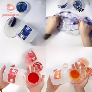 PWSSEND 300ML Mô Phỏng Nước ép Gel Bong Bóng, Nước Giả Trong Suốt Chống Dính Đồ Chơi Giảm Căng Thẳng, An Toàn Không Độc Hại Giá Trị Thẩm Mỹ Cao Slime Đồ Chơi Tuổi Đa Năng