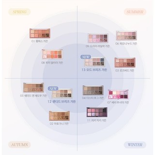 [Y248] Bảng Phấn Mắt Romand BETTER THAN PALETTE Cao Cấp - 10 Ô