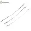 Cheenm 10 Cái 10 / 15 / 20 / 25 / 30CM Dây Thép Chống Cắn Dây Xích Mồi Fishhook Dòng Dấu Vết Dây Lãnh Đạo Với Xoay Mồi Câu Phụ Kiện VN