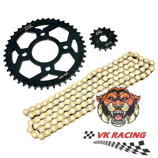 Bộ nhông sên đĩa NSD xích sên TLT thái lan winner v1-v2-v3-v4 - winner X - winner R (Black 428H mạ đồng 15-44-126L)
