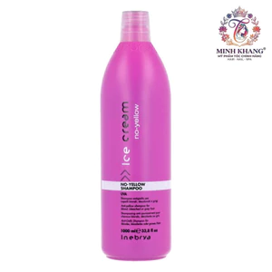 Dầu gội cho tóc bạch kim Inebrya Ice Cream No-Yellow Shampoo 1000ml [ MK ]