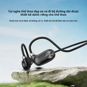 Tai nghe đeo cổ chống ồn chủ động Bluetooth 5.3 có thời lượng pin dài để làm việc và đi chơi.