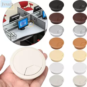 JVSUB 60 / 80mm Dây Lỗ Bao Tròn Tidy Khóa Dòng Người Tổ Chức Bàn Văn Phòng Bàn Cáp Dây