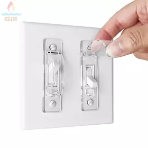 Vỏ công tắc đèn GILL, Bảo vệ công tắc tường bảo vệ gia đình bằng chứng trẻ em, Vỏ ổ cắm đa năng Ngăn ngừa tai nạn Giữ bật tắt Công tắc bật hoặc vị trí