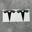 Biểu tượng Logo kim loại Tesla Model 3 / Y đích thực - Bộ thay thế thân trước hoặc sau Bộ phận trang trí ngoại thất Phụ kiện ô tô