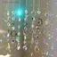Treo Pha Lê Mặt Dây Chuyền Vườn Suncatcher Chuông Gió Cầu Vồng Lăng Kính Pha Lê Dây Chuyền Trang Trí Cửa Sổ MỚI
