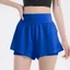 New Yoga Shorts Women's Summer Anti-Exposure High-Waist Quick-Drying Breathable Fake Two Pieces Sexy Casual Sports and Fitness Shorts BtlD