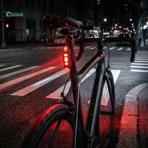 Đèn hậu xe đạp LED có thể sạc lại USB Đèn an toàn phía sau chống nước để đi đêm đô thị Sử dụng ngoài trời mới