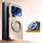 Ốp Lưng Cho Xiaomi 17T Pro Mẫu Mới Matte Back Panel Bảo Vệ Ống Kính Từ Tính Hút Xoay Giá Đỡ Chống Rơi Vỏ Điện Thoại