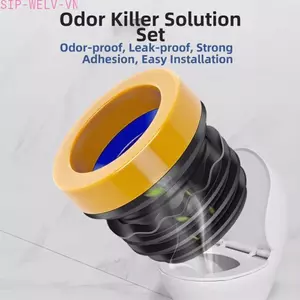 {WELV}Triple Sealing Wax Ring Prevents Leaks And Odors For Various Toilet Models