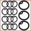 Pet Dog Circle Black Cover 15 chiếc erkenai