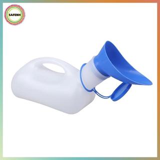 SAFENH 1200ml Nữ Nam Nhựa Di Động Di Động Bồn Tiểu Vệ Sinh Cho Cắm Trại Đi Bộ Đường Dài Du Lịch Ngoài Trời VN