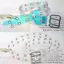 AqToCna Laser Trong Suốt Ba Chiều Nữ Thắt Lưng Punk Pin Bule Dây Thắt Lưng AqToCna