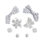 chram dép cross charm dép to charm dép crocs Phong Cách Mới Lỗ Giày Phụ Kiện Giày Hoa Thích Hợp Cho Crocs Ngọc Trai Hoa Nơ Trang Trí Dopamine