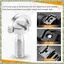 Dài 1 / 4 "D-Ring Vít Thép không gỉ Cho Chân Máy Ảnh Đĩa Phát Hành Nhanh Bạc
