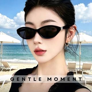 Kính râm mắt mèo sang trọng GENTLE MOMENT kính mát chống tia UV thời trang nam nữ phong cách Hàn Quốc GMT604