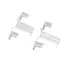 Nhíp 10 Cái 30 / 35MM Bảng Điều Khiển Năng Lượng Mặt Trời Bằng Thép Không Gỉ Quang Điện Hướng Dẫn Nước Kẹp Chắn Bùn Nút Thoát Nước Kẹp Chuyển Hướng Nước VN