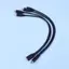 TRTR USB C Bộ Chia Cáp Loại C Bộ Chia Cáp 1 Đến 2 Dây Nối Dài Bộ Chuyển Đổi Nguồn 3A 15W Nhiều Thiết Bị Cáp Sạc Adapter VN