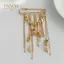 PNPIA- Dây Xích Kim Loại Mặt Dây Chuyền Dài sel Trâm Dành Cho Nữ Handmade Đính Hạt Phù Hợp Với Áo Chân Trang Sức Phụ Kiện
