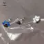 1 Đôi Opal Mèo Móng Vuốt Xương Tai Móng Tay Xoắn Ốc Bông Tai Dành Cho Nữ Tiệc Bé Gái Món Quà Trang Sức Mỹ Mới [Mina]