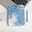 Gương trang điểm gấp họa tiết xanh ngọc, kiểu sang trọng tiện dụng mang đi du lịch