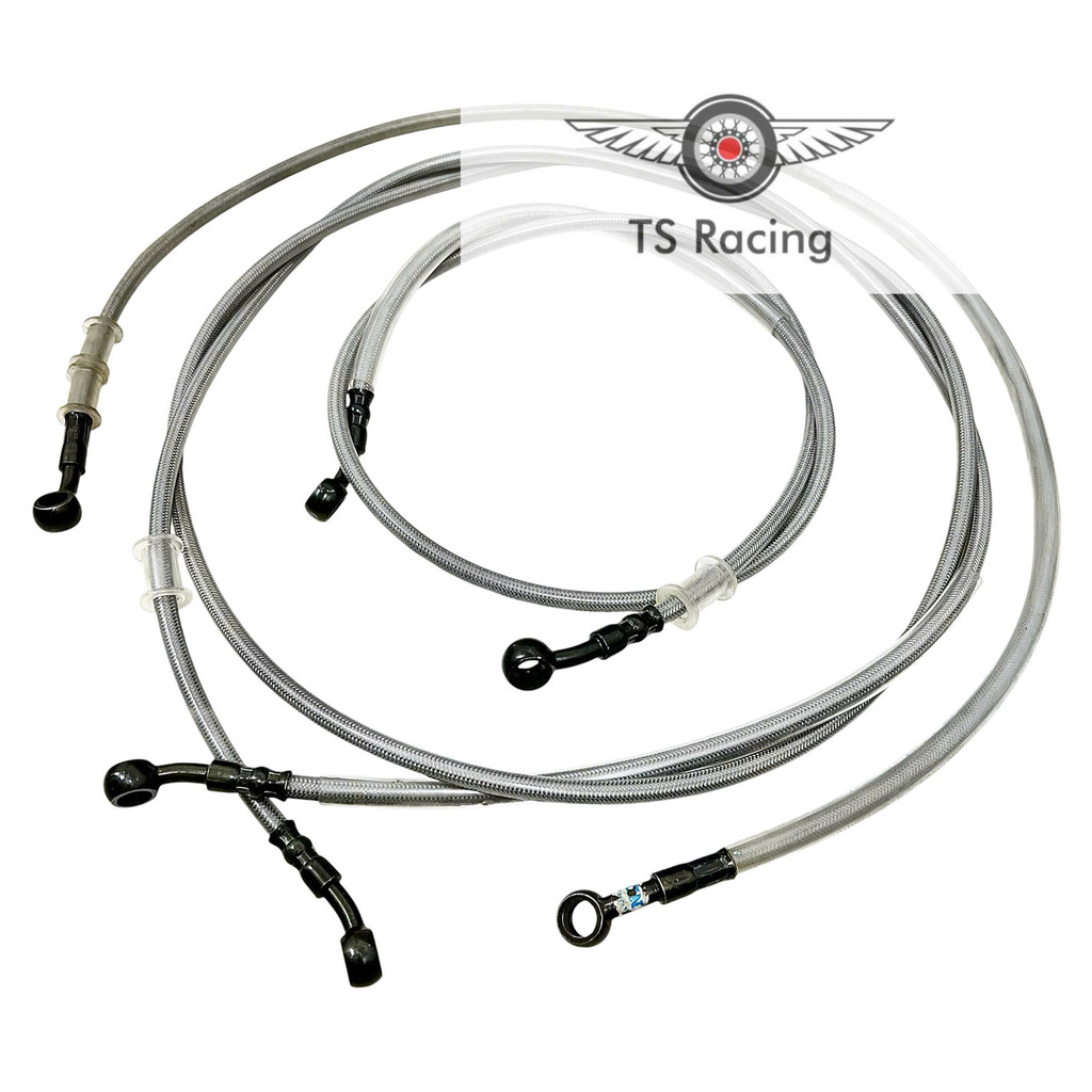 Dây thắng dầu dây phanh dầu cước bạc vỏ bọc cao su dẻo 92cm -1m1 - 2m