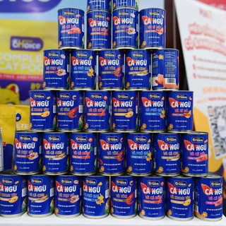 Pate Cho Mèo HAPPY CHOICE Lon 400g - 100% Thịt Thật, Hỗ Trợ Tiêu Hóa & Đào Thải Búi Lông