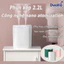 Máy tạo độ ẩm phun kép 2.2L, công nghệ nano atomization, đèn LED nhiều màu, phù hợp phòng điều hòa