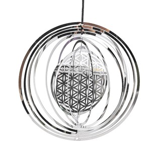 Phong Cách Sáng Tạo 3d Ba Chiều Xoay Chuông Gió Đồ Trang Trí Bắc Âu Mandala Đời Hoa Nhà Ban Công Treo Trang Trí H5RD