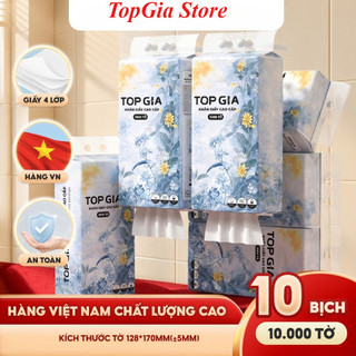 (Mẫu Mới ) Khăn giấy rút Top Gia Mộc an treo tường đa năng 1000 tờ 4 lớp tặng 3 móc treo