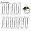 Cheenm 5-20 Cái 4.3 Inch Nến Wi Giá Đỡ Kẹp Wi Fixer Giá Đỡ Bằng Thép Không Gỉ Để Làm Nến Kim Loại Wi Tập Trung Thiết Bị Dụng Cụ VN
