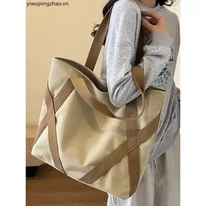 Túi Vải Dung Tích Lớn Nữ 2026 Phong Cách Mới Hợp Thời Trang Đơn Giản Phù Hợp Với Túi Đeo Vai Tập Yoga Ngắn-