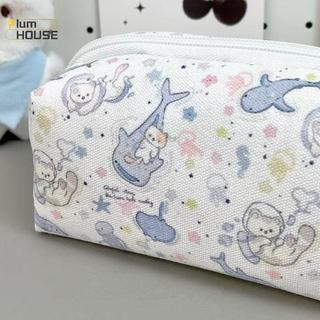 PlumHOUSE 1PC Sinh Viên Túi Đựng Bút Phong Cách Hàn Quốc, Sức Chứa Lớn, Đựng Văn Phòng Phẩm/Trang Điểm, Túi Mỹ Phẩm Du Lịch VN
