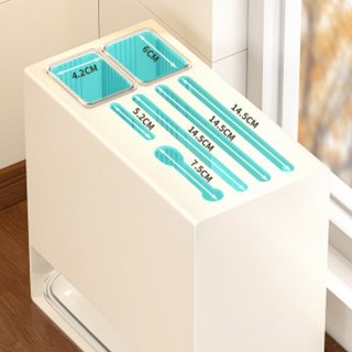 Treo Tường Khối Dao Đũa Giá Đỡ Thép Carbon Có Thể Tháo Rời Khay Chống Rỉ Giá Bếp