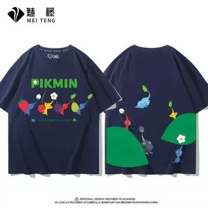 Pikmin PIKMIN4 Trò Chơi Hàng Hóa Ngắn Tay Nam Nữ 2026 Phong Cách Mới Mùa Hè Dễ Thương Phù Hợp Với Áo Thun Thường Ngày Quần Áo