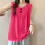 Sang Trọng Phong Cách Phương Tây Giảm Tuổi Phù Hợp Với Áo Vest Không Tay Top 2025 Dopamine Mặc Size Lớn Nữ 5.26
