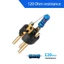 Ở lại Bộ 2 Kẻ Hủy Diệt 3 Pin DMX512 120Ω Có Liên Lạc Mạ Vàng Để Hiệu Suất Âm Thanh Tốt Hơn