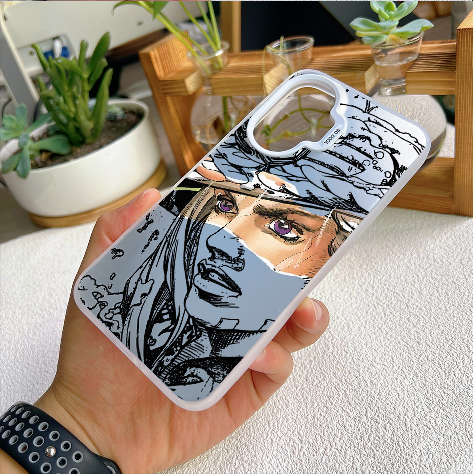Dành cho Redmi Turbo 5 Max / Turbo 4 Pro / POCO X8 Pro X7 X6 F8 F7 “JOJO ” ”‌Ốp điện thoại viền mềm lưng cứng Gyro "/ Note 15 Pro Mi 15T 14T K90 Pro Redmi chống sốc