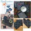 Bộ dụng cụ thêu dành cho người mới bắt đầu- Bao gồm sợi vải Denim hòa tan trong nước, khuôn, vỏ ngón tay, bóng để may tay & chăn bông