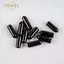 PNPIA- 200 CÁI Kích thước trung bình bên trong 3,5 mm Đầu cao su trong suốt cho cuối 4mm Kim loại s để bảo vệ khỏi bị tổn thương, đầu dây buộc tóc