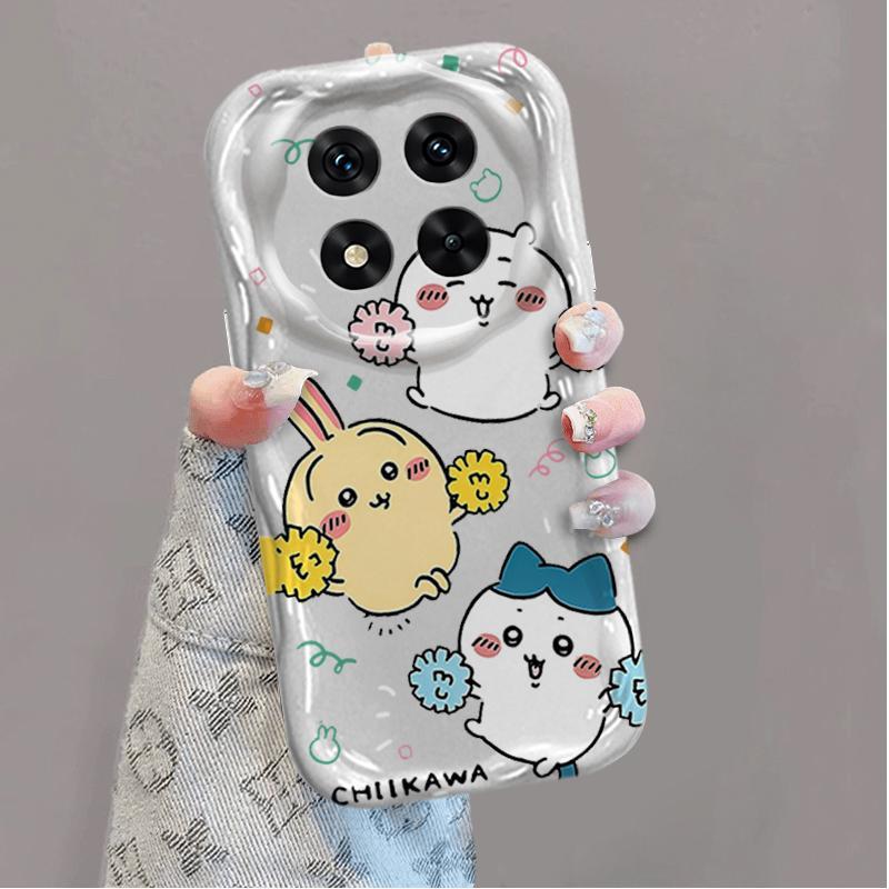 Ốp Silicon Hoạt Hình Cho Redmi Note 14 Pro 4G 5G 3D Điện Thoại Thông Minh Mềm TPU Ussach Chiikawa Ốp Lưng Chống Sốc