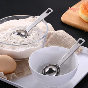 Thìa đong cà phê, sữa bột, gia vị bằng thép không gỉ, dụng cụ làm bánh