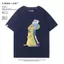 AdventureTime Adventure Time Baby Po và Old Leather Merchandise Pure Cotton Áo thun ngắn tay nam nữ Quần áo nửa tay mùa hè