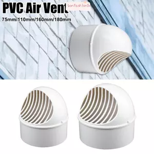 Lỗ thông gió ITRUMPET, Thông gió ống nhựa PVC nửa hình cầu, Trần treo tường ổ cắm ống gia đình