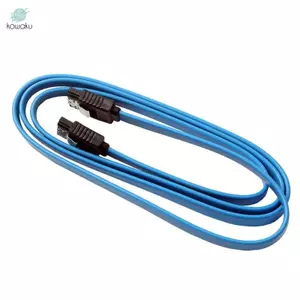 Cáp SATA III Thẳng 1M Nối Tiếp Dữ Liệu ATA Chốt Khóa 3.3ft Xanh Dương