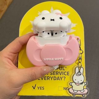 Ốp lưng tai nghe Bow Miffy Bunny cho Redmi Buds Lite 8 Active Edition 8 Pro 5 Pro