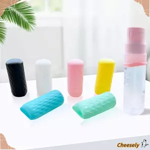 CHEESELY 3 Cái Chống rò rỉ, Hộp đựng du lịch Vỏ chai silicon đàn hồi, Vỏ bảo vệ chống bụi ngoài trời mềm mại chống rò rỉ Đồ dùng cắm trại