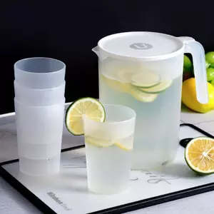 Bình đựng nước lạnh bằng nhựa JRP Bình đựng nước và cốc nước dung tích lớn JRP